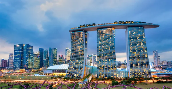 Marina Bay Sands, Сингапур, — стоковое фото