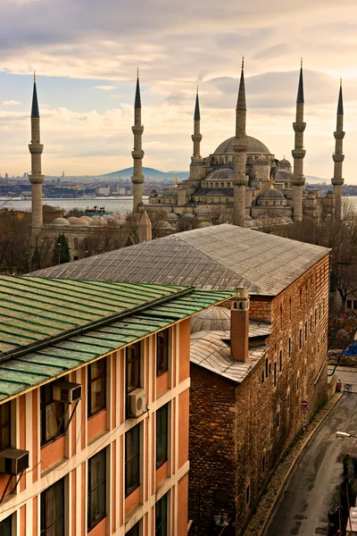 Modrá mešita, istanbul, Turecko. — Stock fotografie