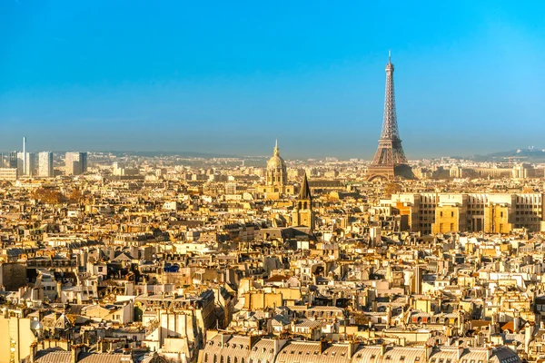 Eiffeltornet på sunrise, paris. — Stockfoto