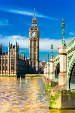 büyük ben, Parlamento Binası ve westminster bridge görünümü