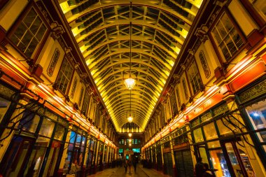 Londra'da bir kapalı pazar Leadenhall Pazar olduğunu