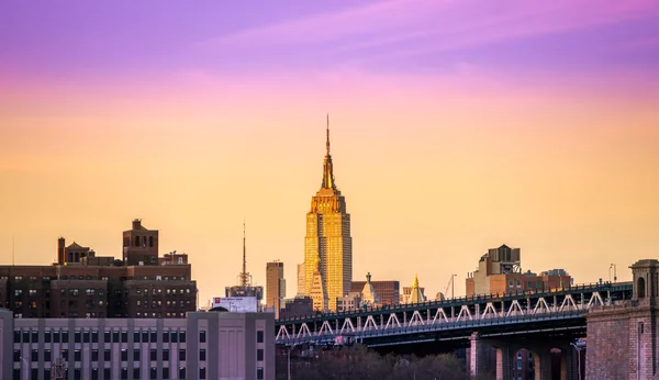 マンハッタン、ニューヨーク市の眺め.アメリカ合衆国. — ストック写真