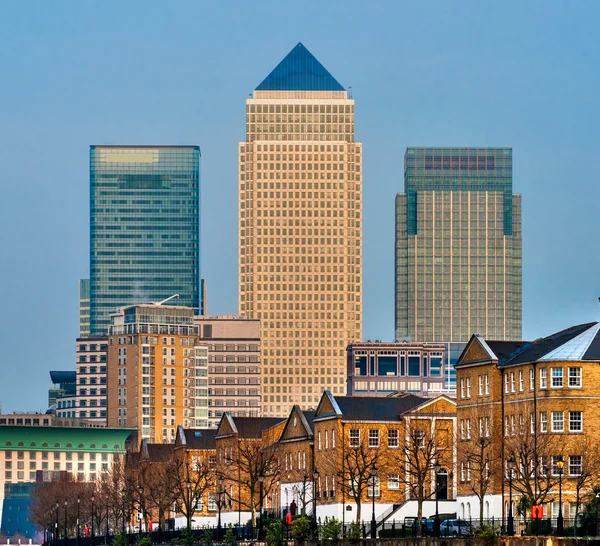 Canary wharf, london, Storbritannien — Stockfoto