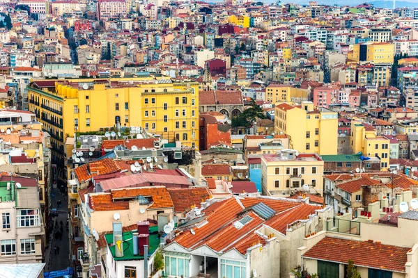 Galata Tower, Istanbul, Turkije. — Stockfoto