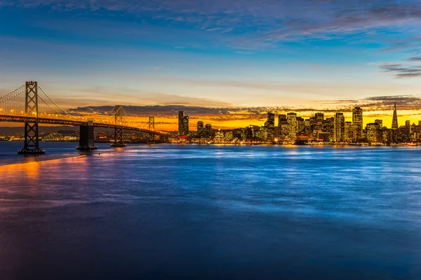 San Francisco silüeti — Stok fotoğraf