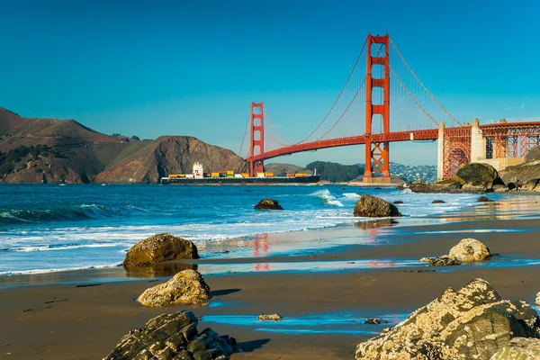 Golden gate, san francisco, california, Amerikai Egyesült Államok. — Stock Fotó