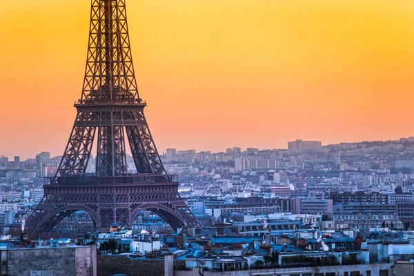 Sunrise, paris, Eyfel Kulesi. — Stok fotoğraf