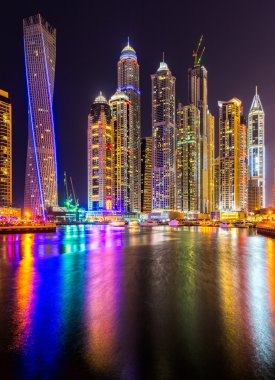 Dubai Marina. clipart