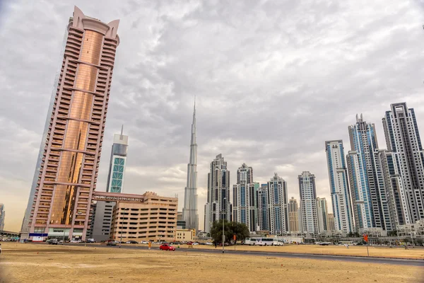 Skyline Dubai, Emirati Arabi Uniti — Foto Stock