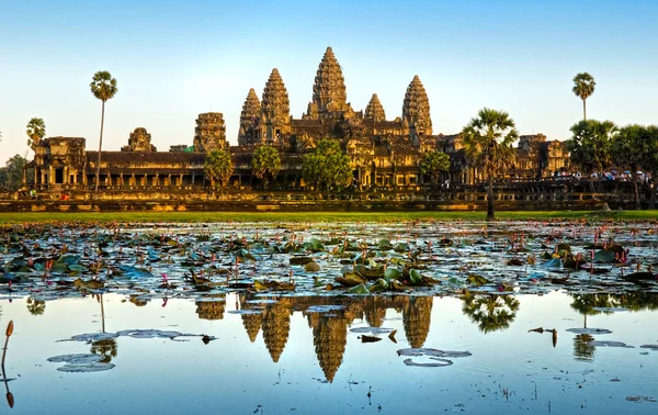 Angkor wat, siem hasadı, Kamboçya. — Stok fotoğraf