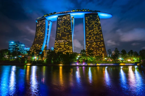 新加坡Marina Bay Sands, — 图库照片