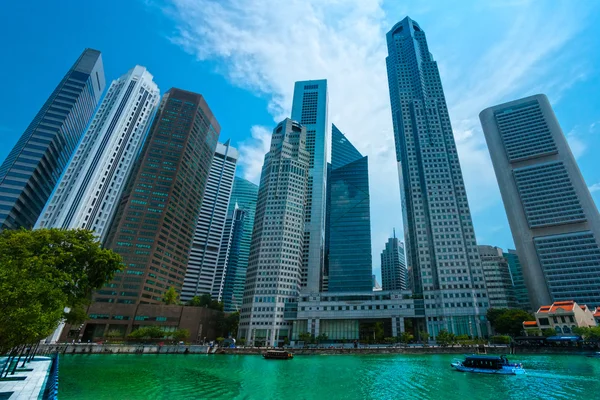 Singapore skyline della città — Foto Stock