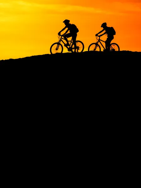 Ποδηλασία βουνού — Φωτογραφία Αρχείου