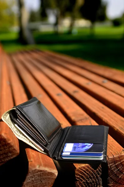 Kayıp bir cüzdan — Stok fotoğraf