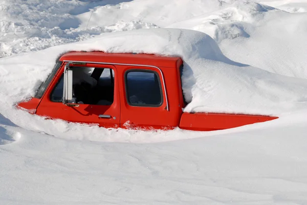 Tung vinter snö — Stockfoto