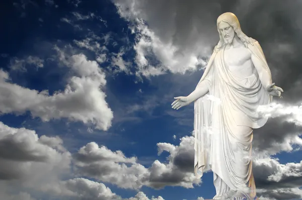 Jesus and Clouds — Stock Photo, Image