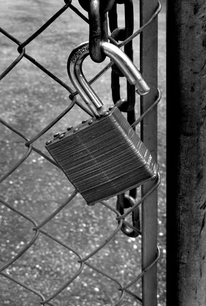 Lock and Chain Security — Stock Photo, Image