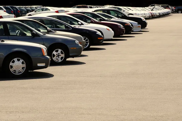 Cars on Car Lot — Stock Photo, Image