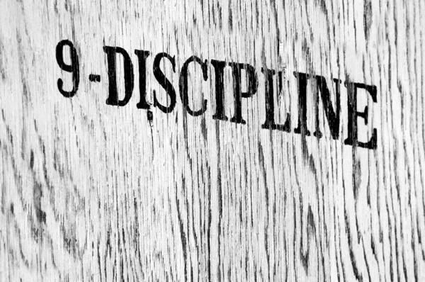 Disciplina — Foto Stock