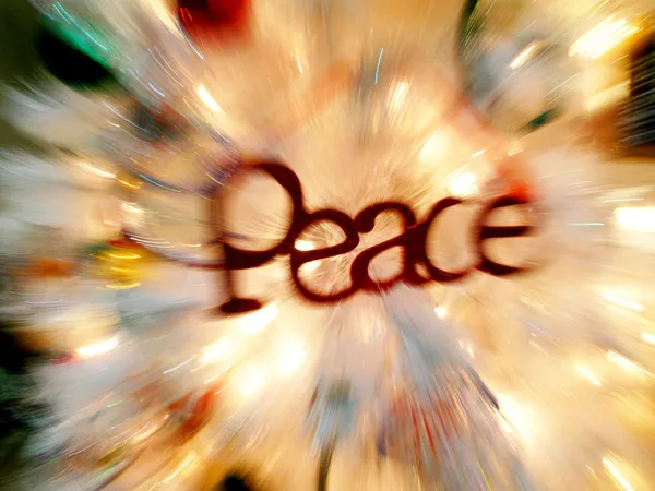 Paz en Navidad — Foto de Stock