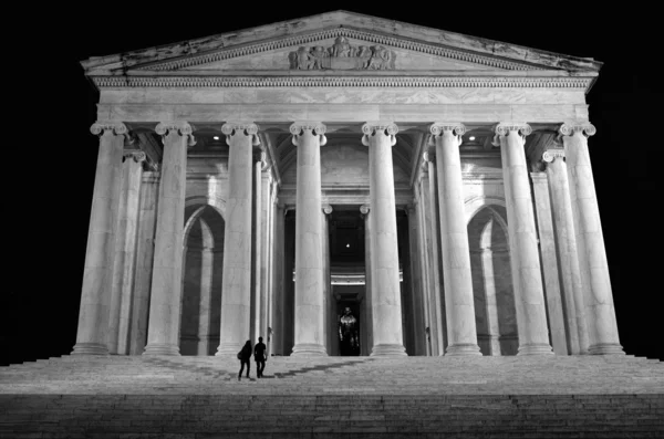 Jefferson monument bij nacht — Stockfoto