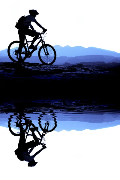 Ciclismo de montaña — Foto de Stock