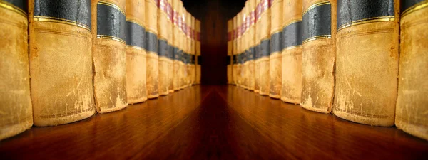 Law Books on Shelf — Stock Photo, Image