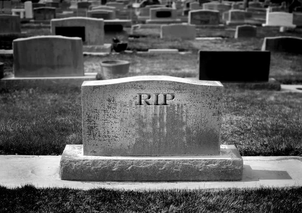 Gravestone RIP — Stock Photo, Image