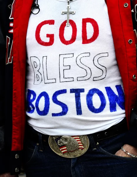 Boston Bombing Boston Strong T-Shirt — Stock Photo, Image