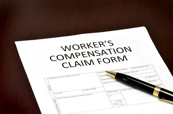 Worker Compensation Form — Stock Photo, Image