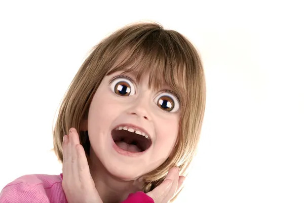 Surprised Young Girl — Stock Photo, Image