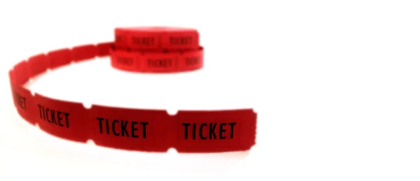 Biglietti rossi — Foto Stock
