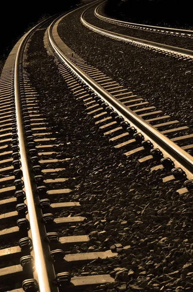 鉄道線路 — ストック写真