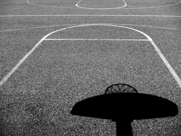 Campo da basket urbano — Foto Stock