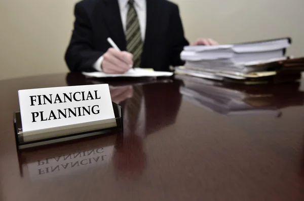 Planificación financiera — Foto de Stock