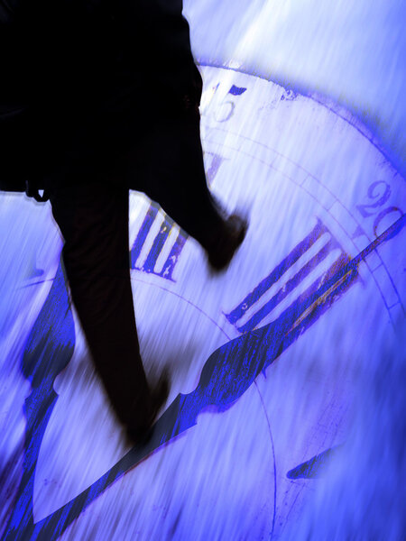 Business Man on Time