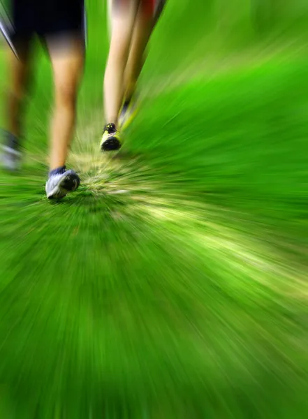 Correr rápido — Fotografia de Stock