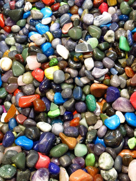 Pile of Colorful Smooth Rocks — Stock Photo, Image