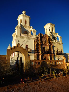 San Xavier Mission Christian Achurch clipart