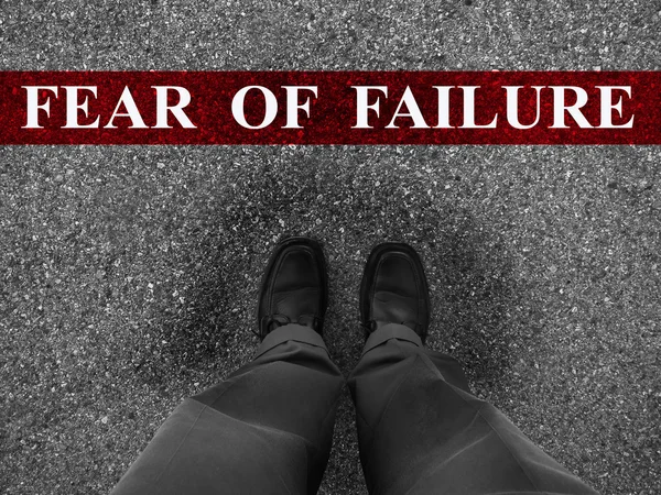 Business Fear of Failure — Stock Photo, Image