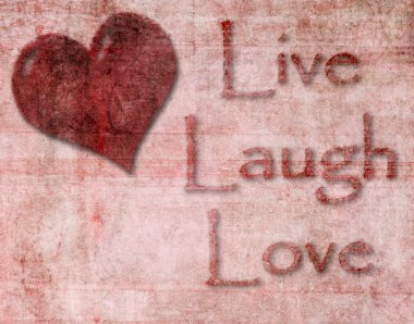 Kağıt kalp ve sevgi