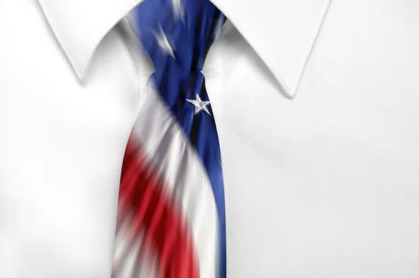 American Flag Tie — Stock Photo, Image