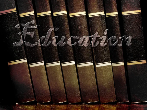 Książki o edukacji — Zdjęcie stockowe