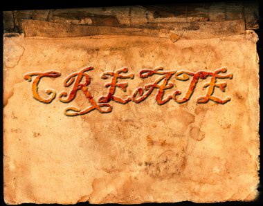 word ile eski parşömen kağıt oluşturmak