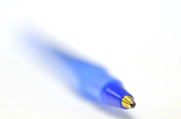 Closeup of Blue Ball Point Pent — Stock Photo, Image