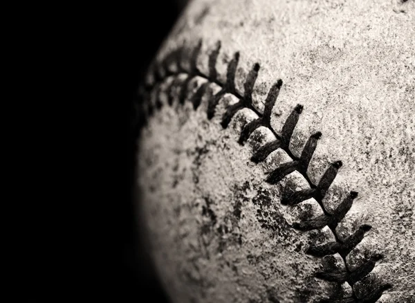 Gamla slitna baseball — Stockfoto