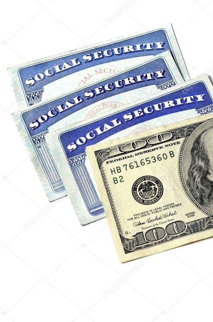 Social Security Cards and Cash Money