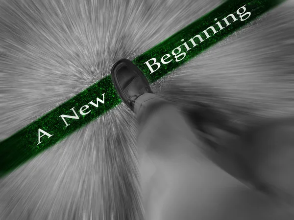 Walking Towards a New Beginning — Stock Photo, Image