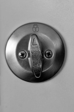 Solid Secure Lock for Door clipart