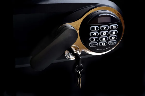 Safe Keypad Keys and Handle Electronic Security — Stock Photo, Image